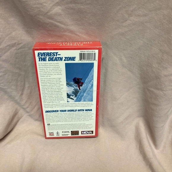 EVEREST - The Death Zone (VHS, 1998) Factory Sealed - Picture 2 of 3
